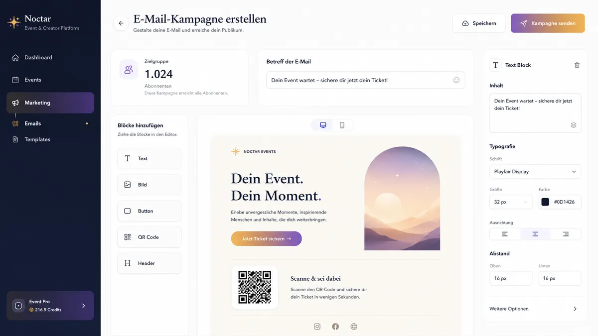 Nocstar Projektvorschau